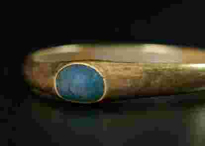 Medieval gold ring at Museum & Art Swindon
